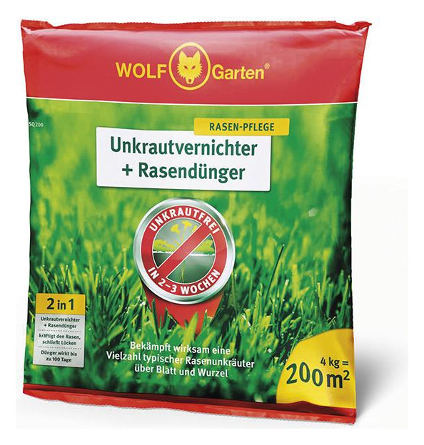 Bild Unkrautvernichter + Rasendünger SQ 200 4 kg - WOLF GARTEN-0