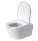 Duravit Wand-Tiefspül-WC-Set D-Neo mit WC-Sitz, Rimless, weiß