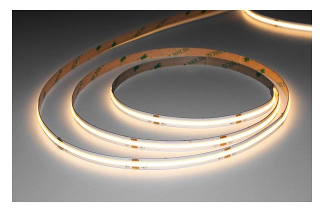 LED-Lichtband 10W/m ws 3000K IP00 DC 24V LED nicht austauschbar 62mm