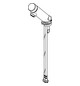 Aquarotter Selbstschluss-Standarmatur F3 Mix Durchflussmenge 3 l, Messing poliert verchromt