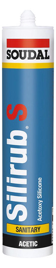 SOUDAL-Sanitärsilikon Silirub S, schwarz - 300ml