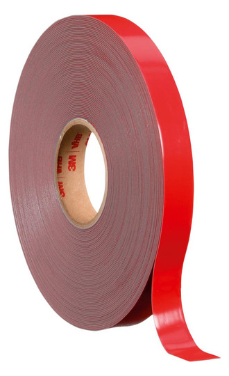 3M-Doppelseitiges Klebeband 4611F VHB, dunkelgrau - 19 mm...