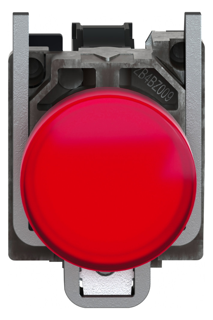 Leuchtmelder komplett 1f LED UC rnd fl Ø22,5mm rt IP65