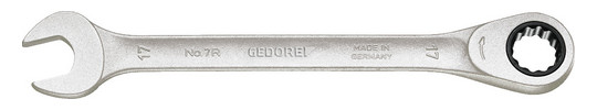 Gedore Maulschlüssel mit Ringratsche 7 R 8 8mm UD-Profil - Detail 1