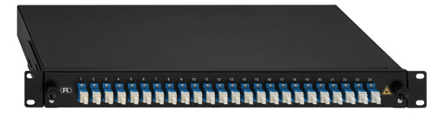 Rutenbeck BL-Spleissbox 24xLC-D OS2 blau 