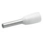 Aderendhülse 0,5qmm 6mm isol PP ws Cu Polypropylen (PP) verzinnt