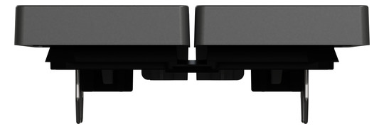 Wippe Serien Schalter System Design anth glz Kontrollfenster/Lichtauslass