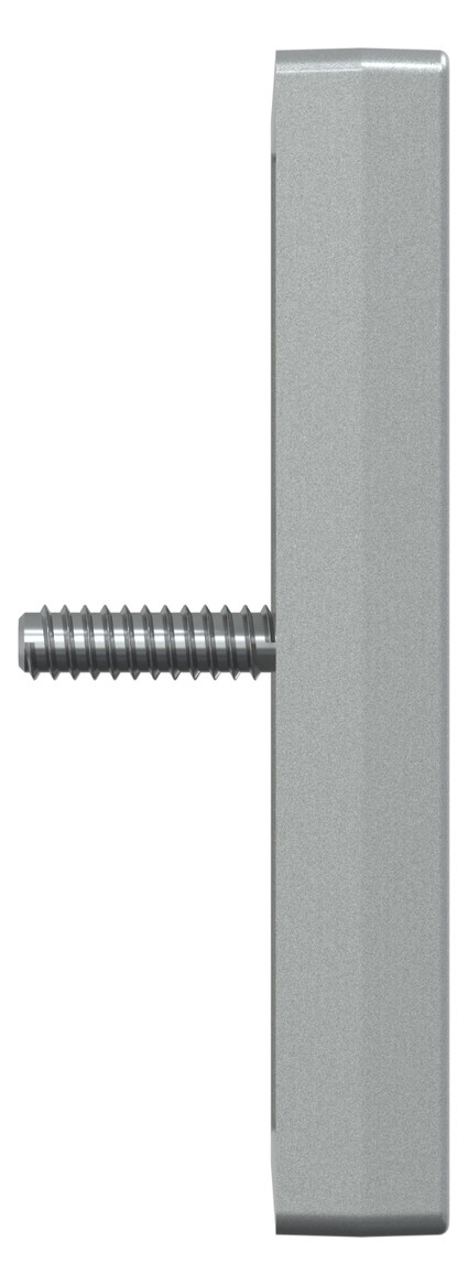 Zentralplatte Sat/TV/Radi System M alu Schraubbef 3f