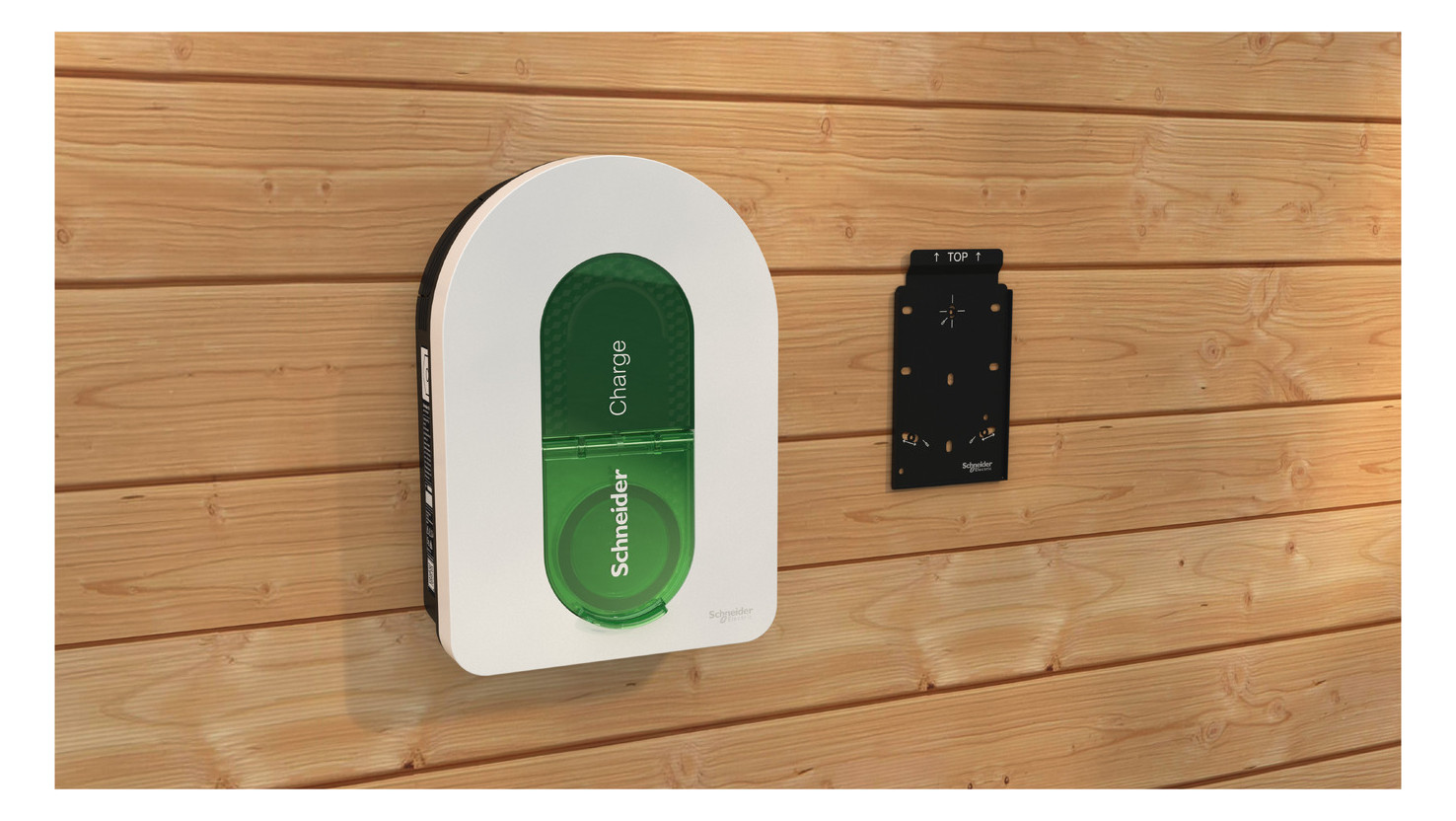 Wallbox 22kVA 3ph 1f 22kW/Ladep IP55 Kst 244x342x117mm Wandmont IK10