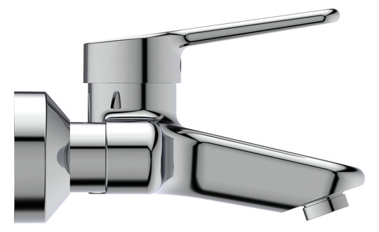 Ideal-Standard Wand-Waschtisch-Einhebelmischer CeraPlus AP, Ausladung 104mm, DN 15, chrom
