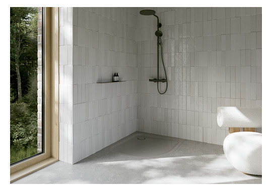 Duschwanne BetteCorner 5461 90x100x3,5cm, dust