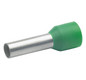 Aderendhülse 6qmm 12mm isol PP gn Cu Polypropylen (PP) verzinnt