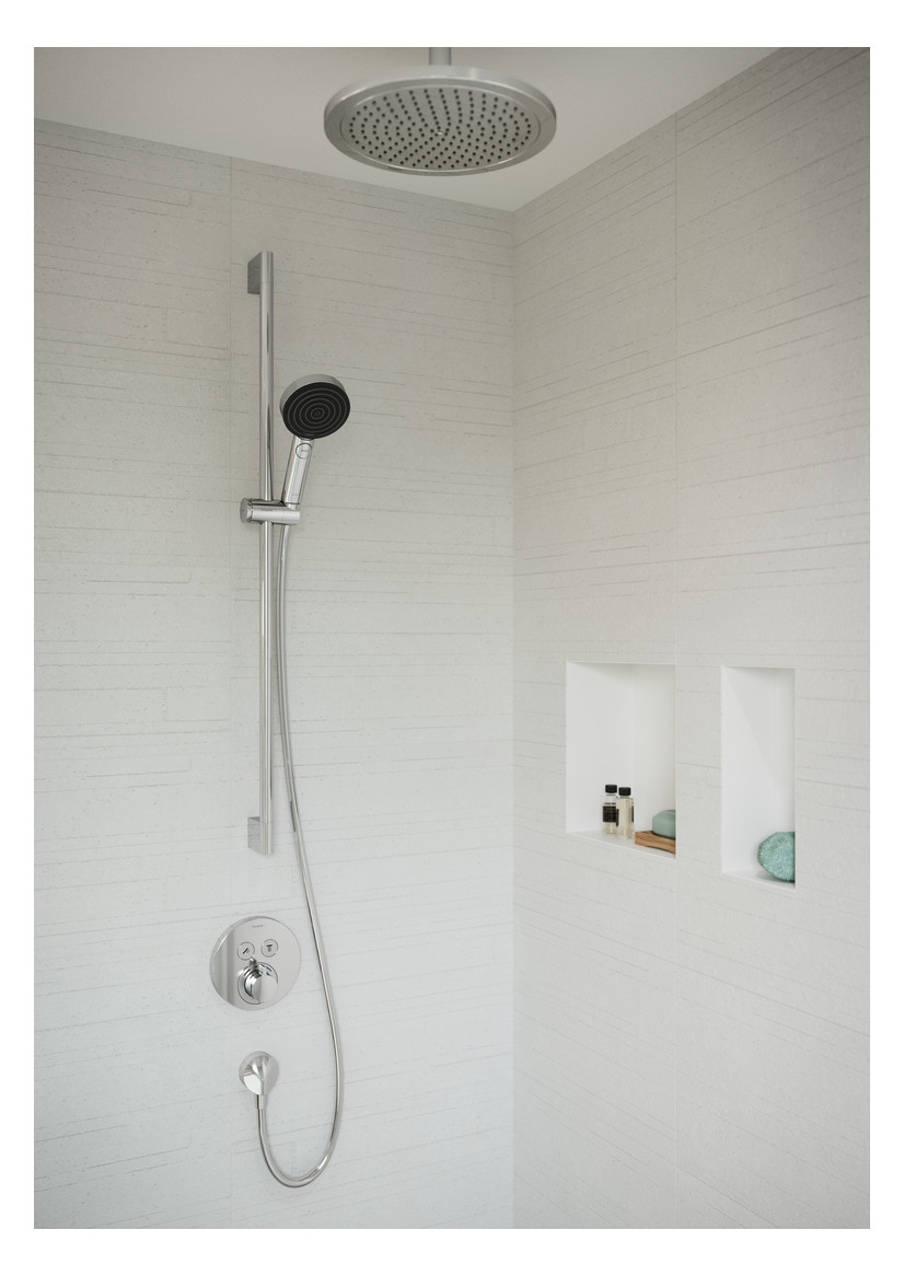 hansgrohe Fertigmontageset ShowerSelect S UP-Thermostat, 2 Verbraucher, chrom