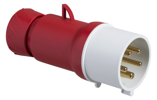 CEE-Stecker 4p 16A IP44 Acti9 380-415 V (50+60 6h Schraubkl Kst Verschraubung