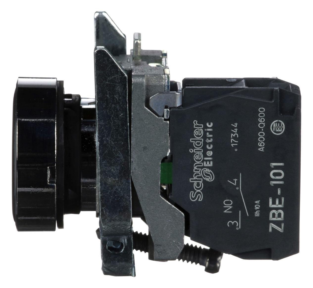 Drucktaster 1f sw rnd Ø22,5mm 1S IP66 fl Tastend