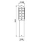 Podestleuchte 50W E27 edst Edst Kst_opal IP44 HV