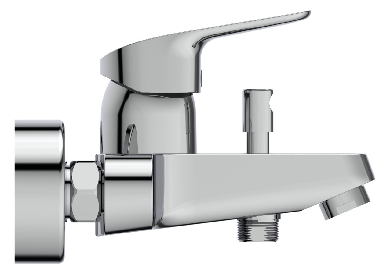 Ideal-Standard Wannen-Einhebelmischer CeraFlex AP, Ausladung 162mm, chrom