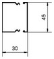 Leitungsführungskanal ST 30x45x2000mm vz hfr LF-K 970qmm
