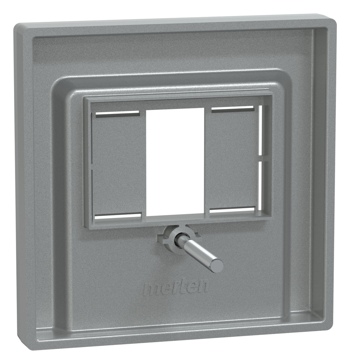 Zentralplatte TAE 2f System M alu Schraubbef Zentralplatte TAE 2f System M alu Schraubbef