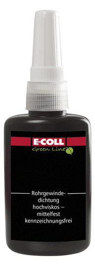 E-COLL-Rohrgewindekleber, mittelfest-hochviskos - 50g