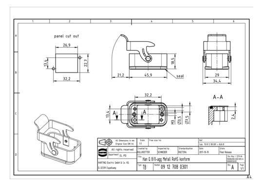 HART HAN Q 8/0-agg Metall    09127080301 