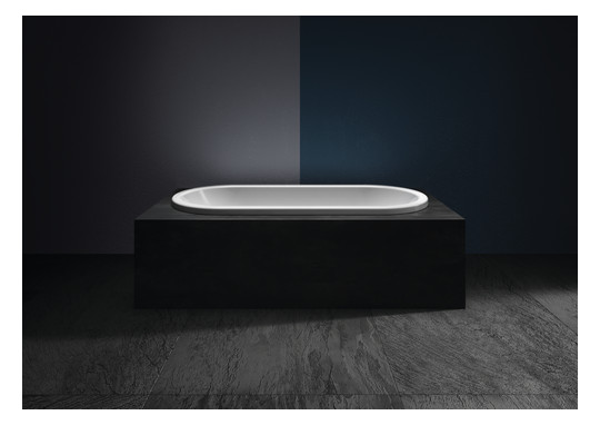 Kaldewei Badewanne CENTRO DUO oval 127 170x75cm, Griffloch, Perl-Effekt, Rutschhemmend, bahamabeige