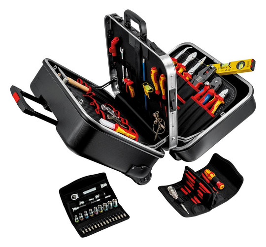 KNIPEX-Werkzeugkoffer BigTwin Move Elektro 002141 -...