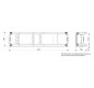 Montageplatte Verteiler ST pulverbesch 141x650mm