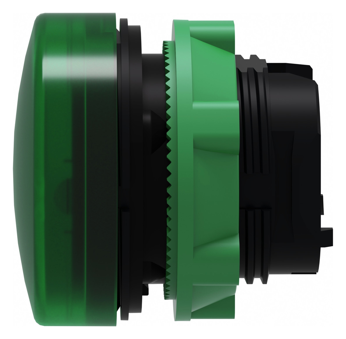 Leuchtmelder Front hoch rnd gn Ø22mm 1st Kst IP66