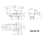 Kaldewei Badewanne VAIO SET STAR-947 180x80cm, Perl-Effekt, SÜL, Vollantislip, bahamabeige