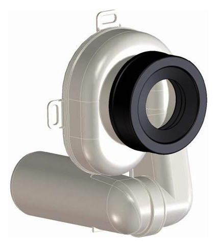 HL430-Urinal Absaugeform- Stück 0-90 verstellbar DN50