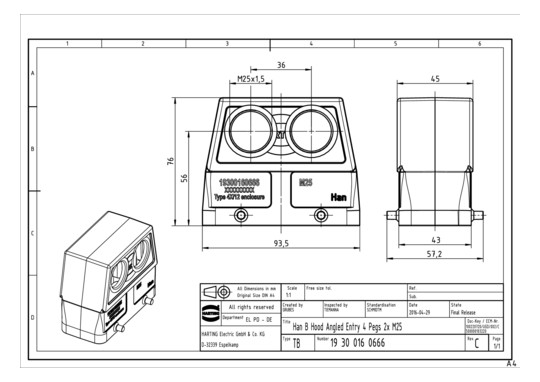 HART Han 16B-gw2-M25         19300160666 