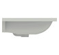 Ideal-Standard Möbel-Waschtisch i.life B 81x51x18cm, mit Hahnloch/Überlauf, weiß