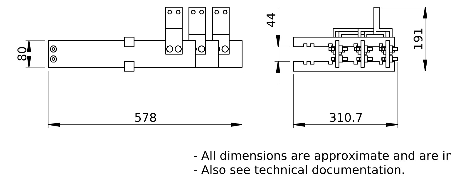 Verteilerbaugruppe Sammel 1600A 3p