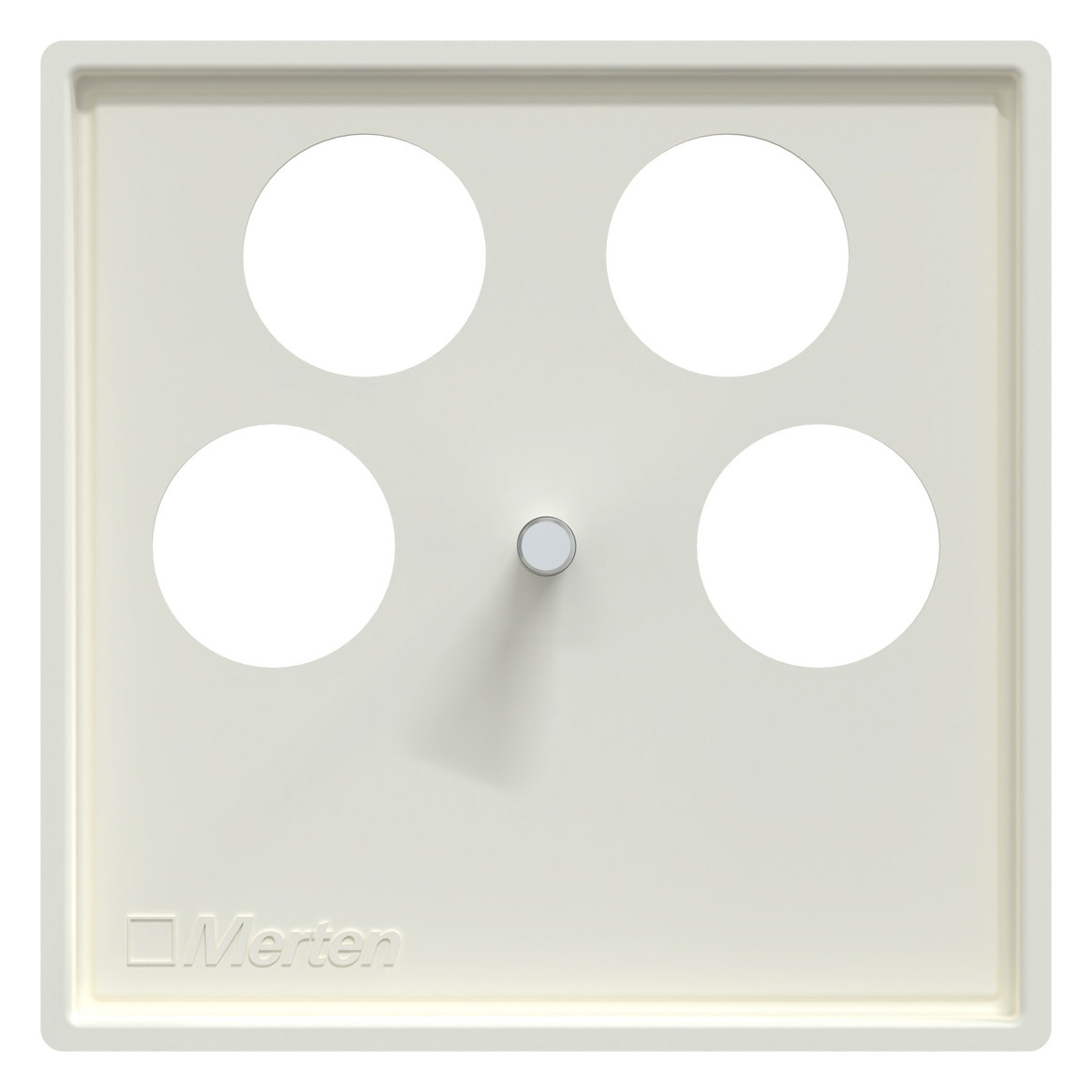 Zentralplatte Sat/TV/Radi System M polws 4f Schraubbef