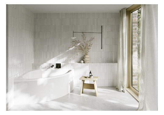 Bette Badewanne Arco 6035 140x140x45cm, Eck, jasmin