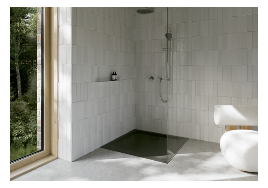 Duschwanne BetteUltra 5940 100x100x2,5cm, Glasur, slate