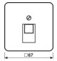 Zentralplatte UAE/IAE 1f CD aws Schraubbef ohne