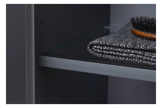 Duravit Halbhochschrank L-Cube 70x24,3x80cm, 2 Türen, eiche natur