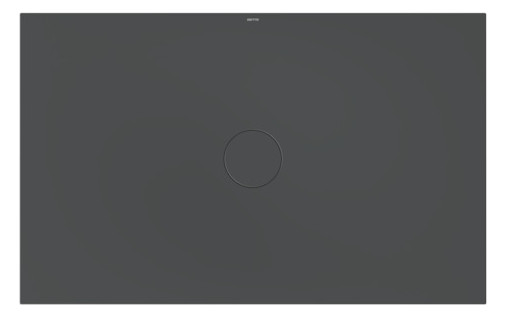 Bette Duschfliese BetteAir 1600 x 1000 mm, raven, Rechteck, glasierter Titan-Stahl