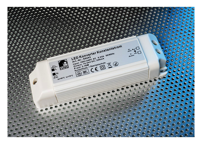 LED-Trafo 3-16W 350mA 10-54V IP20 Kstgeh dyn 141x45x26mm