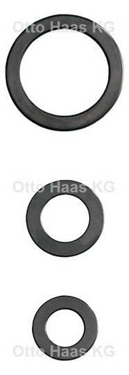 HAAS Trinkwasser-Flanschdichtung 274 x 328 x 2 mm, DN 250, PN 10, schwarz