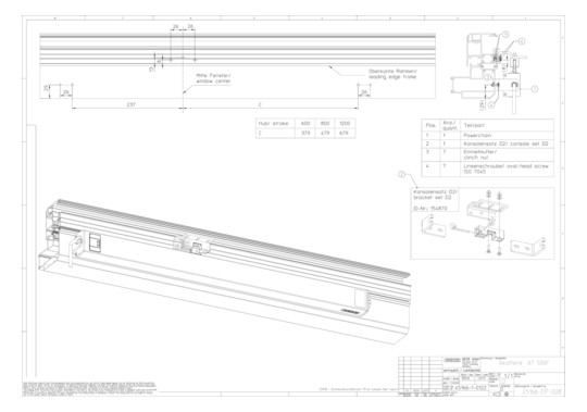 GEZE Kettenantrieb Powerchain 600 147081 