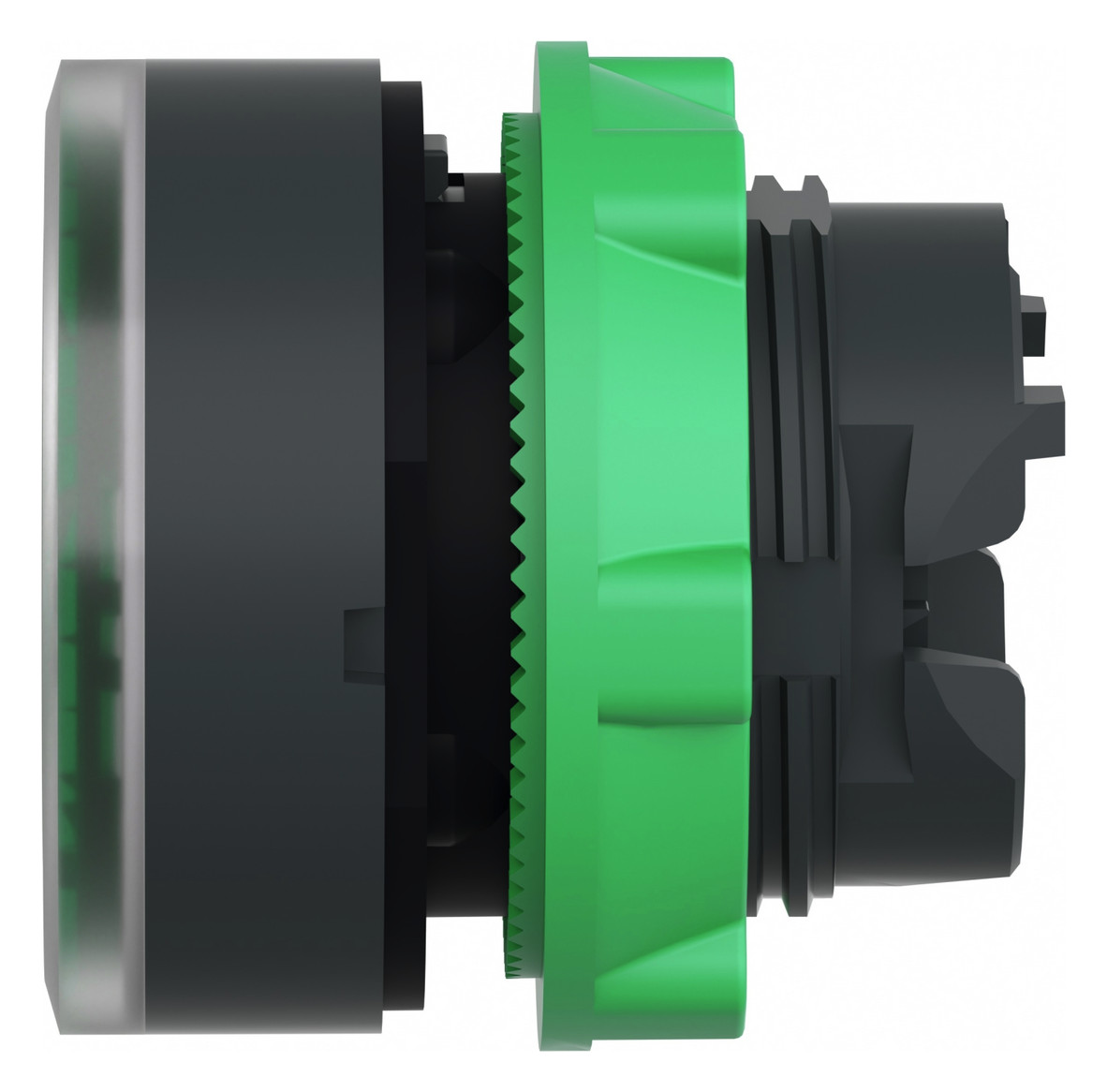 Drucktaster Front 1f gn bel.b Ø22mm rnd IP66 Geeignet für Beleuchtung Tastend