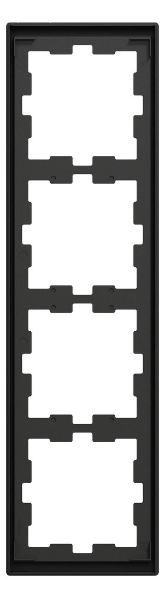 Rahmen 4f anth glz D-Life Kst f.GEB-K Unterputzmontage Thermopl
