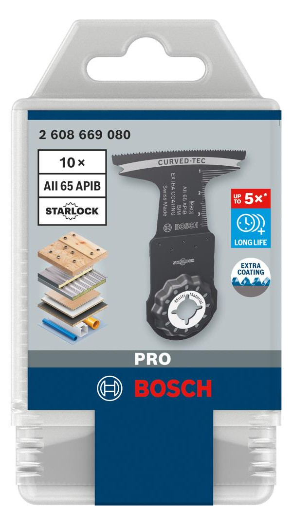 Bild Tauchsägeblatt BiM 65x40mm, AII 65 APIB Starlock 10-tlg. BOSCH-1