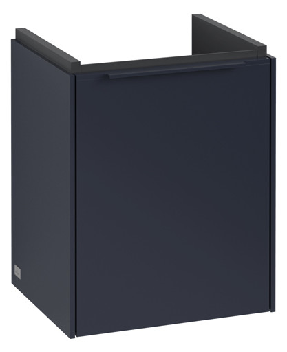 V&B Waschtisch-Unterschrank Subway 3.0 35,1x42,9x30,9cm, Schanier rechts/Griff monochrom, marine blue