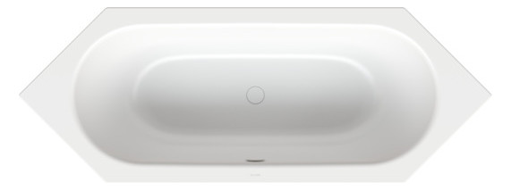 6-Eck-Badewanne BetteStarlet 2040 188x70x42cm, edelweiß