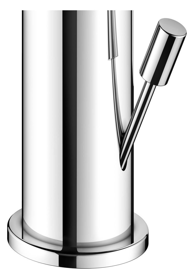 KEUCO Bidet-Einhebelmischer IXMO Flat Ausladung 110mm, mit Ablaufgarnitur, verchromt