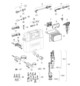 Geberit Wand-WC-Element Duofix BH 82cm, Betätigung oben/vorne, mit Omega UP-Spülkasten 12 cm